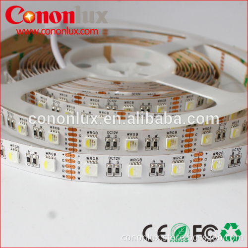Cononlux 12V/24V rgb led rope lighting 5m rgb led strip, color changing rgbw led strip 5050 5m